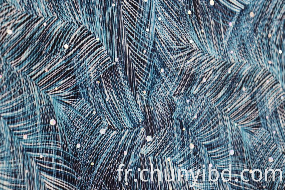 Factory Wholesale Aop Chip Crepe Fabric